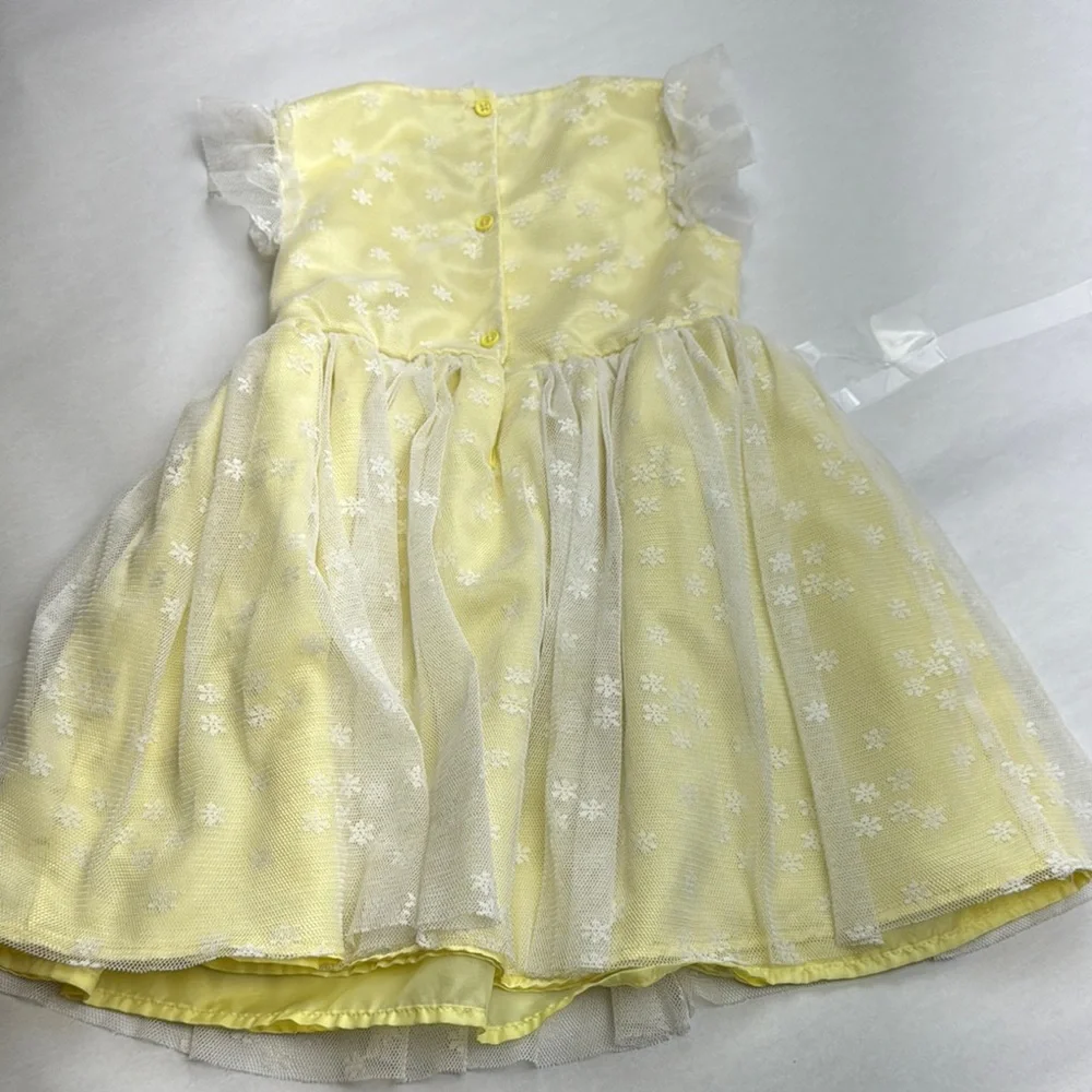 Nannette Yellow Sleeveless Sundress for Weddings_7